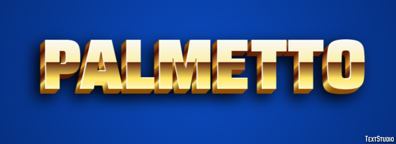 Palmetto Efekt tekstowy