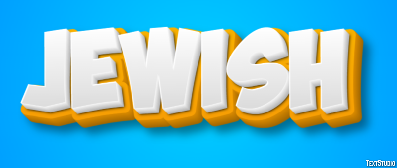 Jewish Text Effect