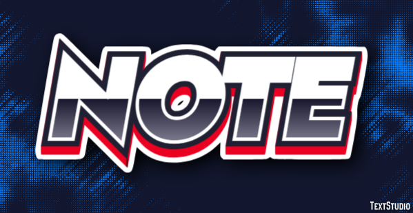 Note Text Effect