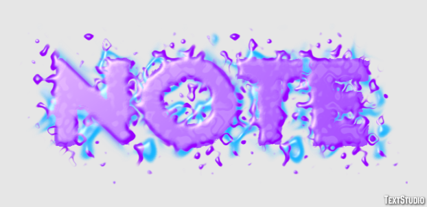 Note Text Effect