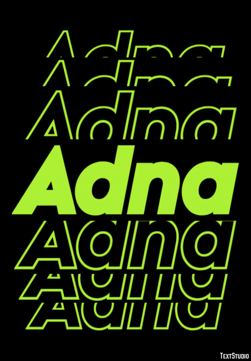 Adna Text Effect