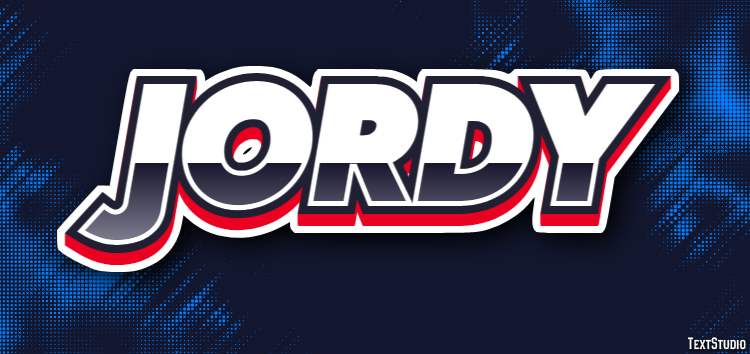 Jordy Texteffekt