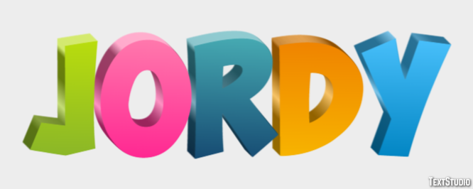 Jordy Texteffekt