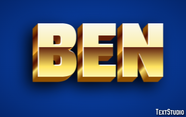 Ben Эффект текста