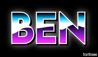 Ben Text effect