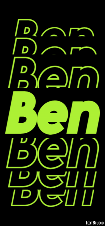 Ben Text Effect