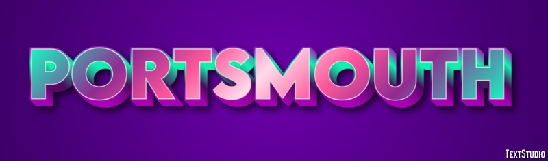 Portsmouth Effetto testo