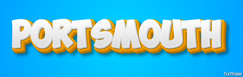 Portsmouth Effetto testo