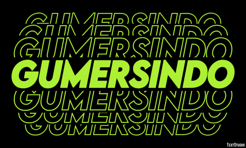 Gumersindo Efecto de texto