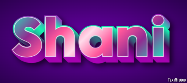 Shani Text Effect
