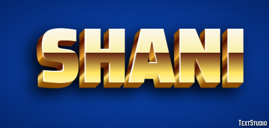 Shani Text Effect