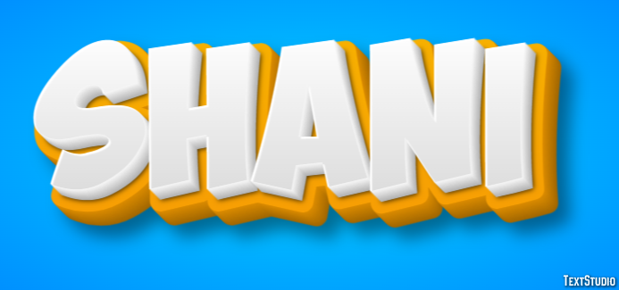 Shani Text Effect