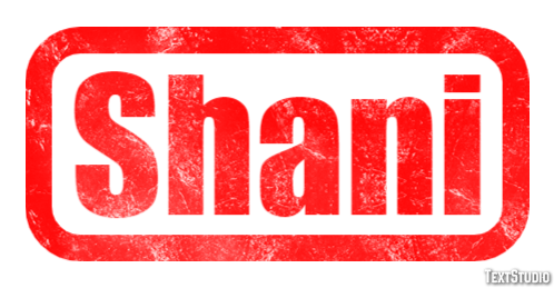 Shani Tekst effect