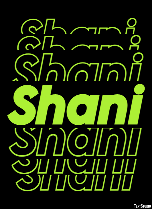 Shani Text Effect