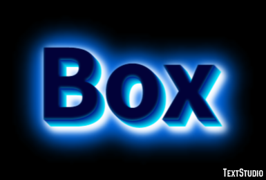 Box Text Effect