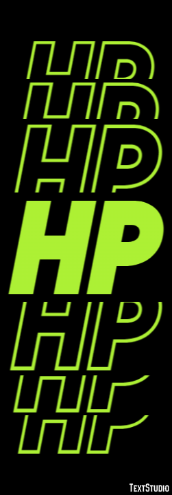HP Effet de Texte