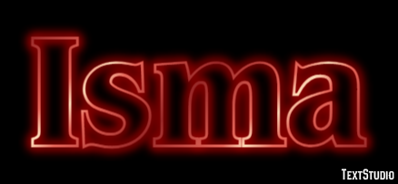 Isma Text effect