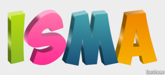 Isma Text effect