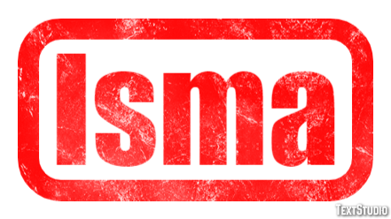 Isma Text effect