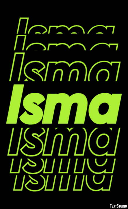 Isma Text effect