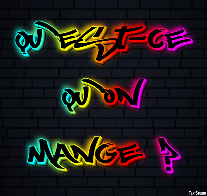 Qu'est-ce qu'on mange ? Effet de texte