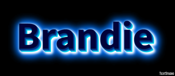Brandie テキスト効果
