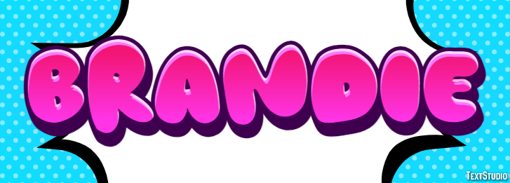 Brandie テキスト効果