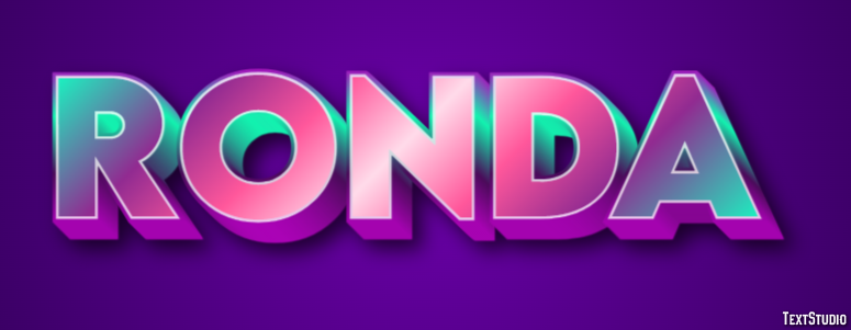 Ronda テキスト効果