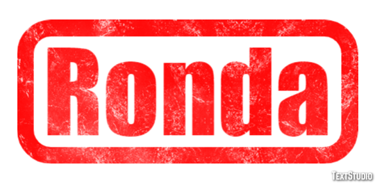 Ronda Efekt tekstowy