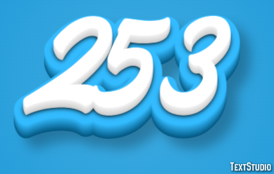 253 Text Effect