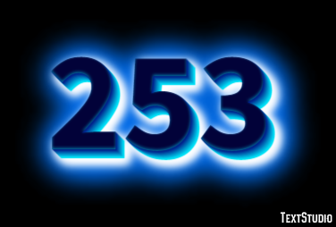 253 Text Effect