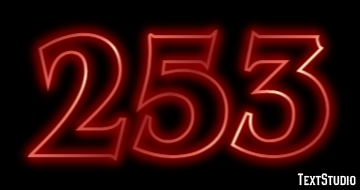 253 Text Effect