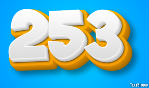 253 Text Effect
