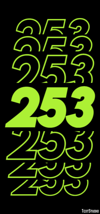 253 Text Effect