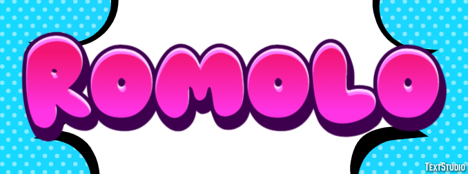 Romolo Effetto testo
