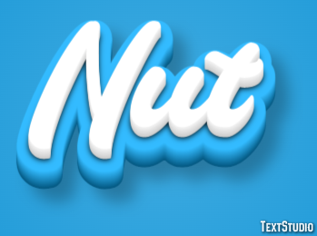 Nut Efecto de Texto
