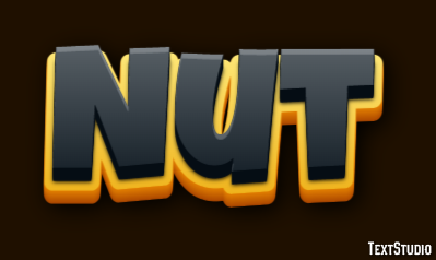 Nut Text Effect