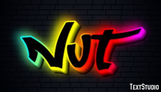 Nut Efecto de Texto