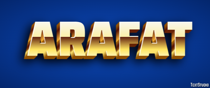 Arafat Text effect