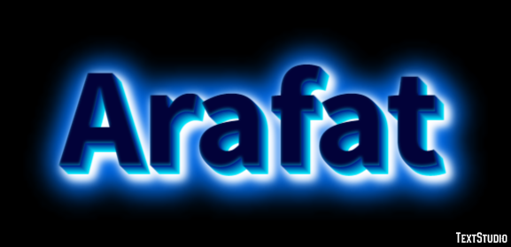 Arafat Text effect