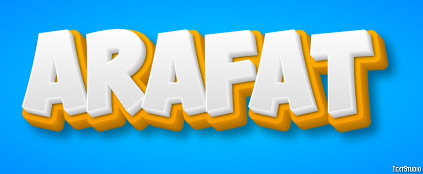 Arafat Text Effect