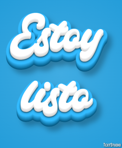 Estoy listo Efecto de Texto