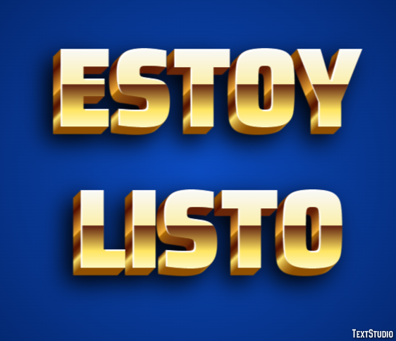 Estoy listo Эффект текста