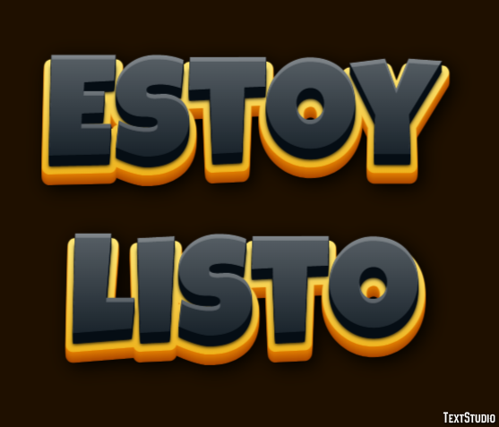 Estoy listo Эффект текста