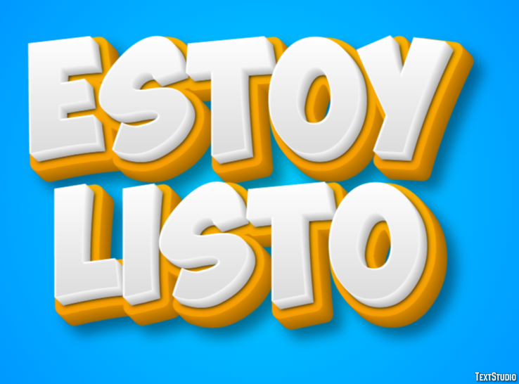 Estoy listo Эффект текста