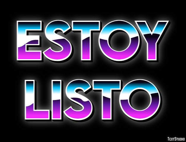 Estoy listo Efecto de Texto