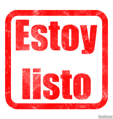 Estoy listo Efecto de Texto
