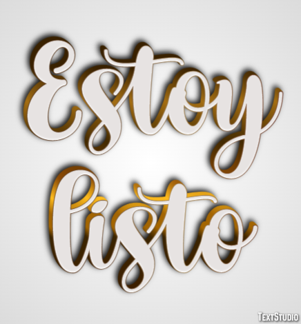 Estoy listo Эффект текста