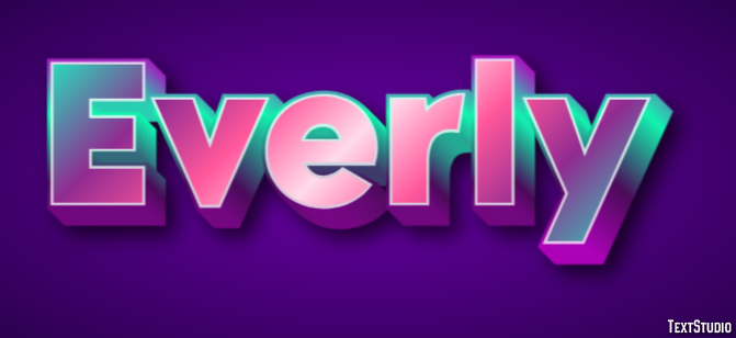 Everly Texteffekt