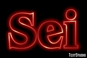 Sei Text effect